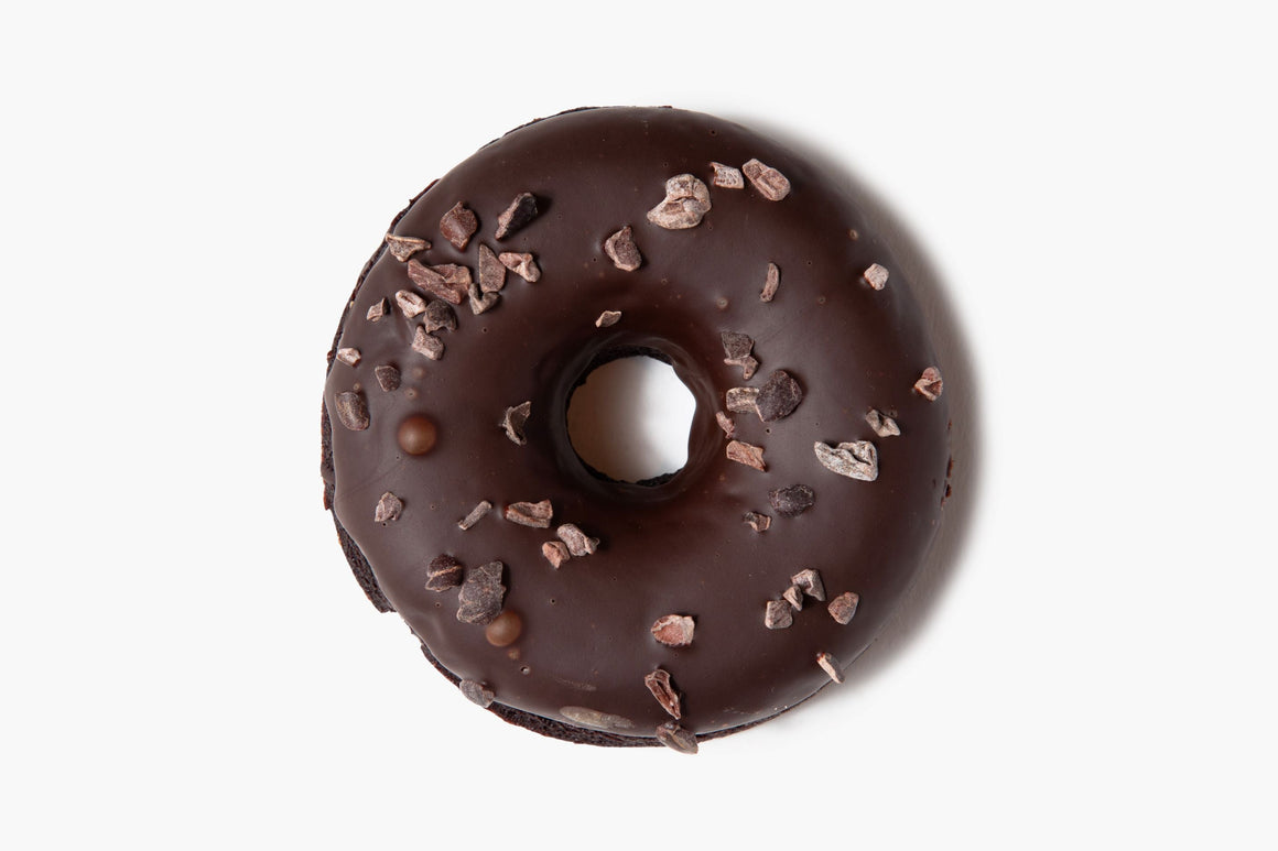 Vegan Gluten Friendly Triple Chocolate Doughnut