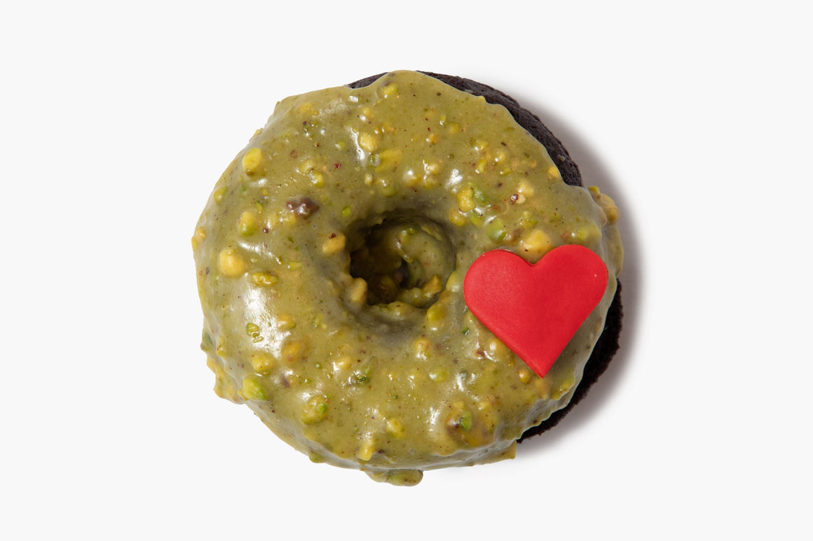 Vegan Gluten Friendly Grinch Pistachio Chocolate Pistachio Ring